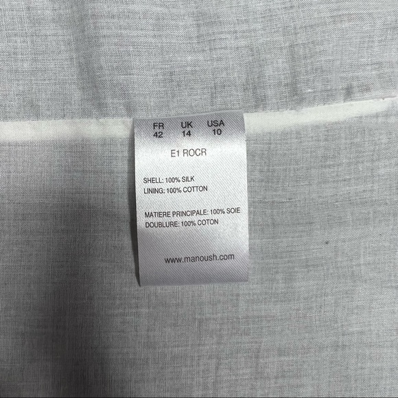 Manoush 100% Silk Vintage Coquette Baby Doll Dress, Intricate Detailing - Picture 10 of 10